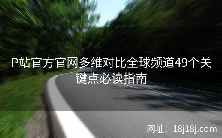 P站官方官网多维对比全球频道49个关键点必读指南