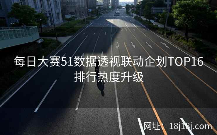 每日大赛51数据透视联动企划TOP16排行热度升级
