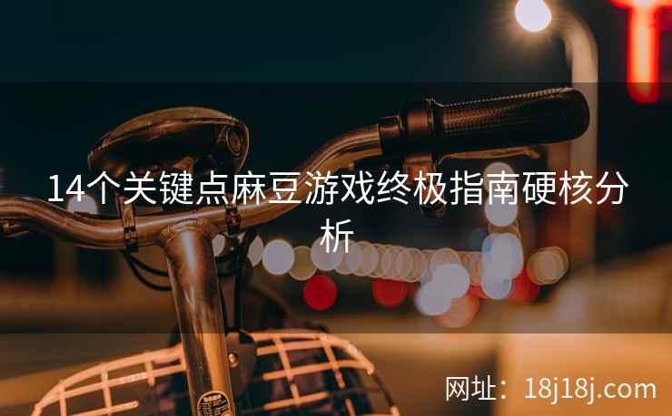 14个关键点麻豆游戏终极指南硬核分析