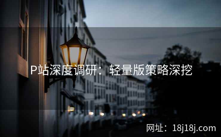 P站深度调研：轻量版策略深挖