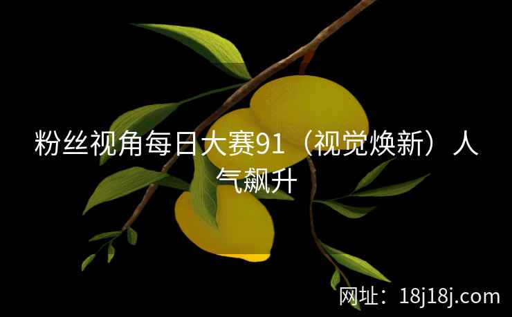 粉丝视角每日大赛91（视觉焕新）人气飙升
